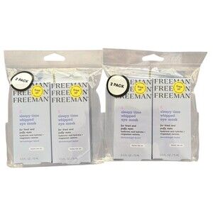 Freeman Sleepy Time Whipped Eye Mask 0.5oz Lot Of 4 Tired Puffy Eyes Travel Size